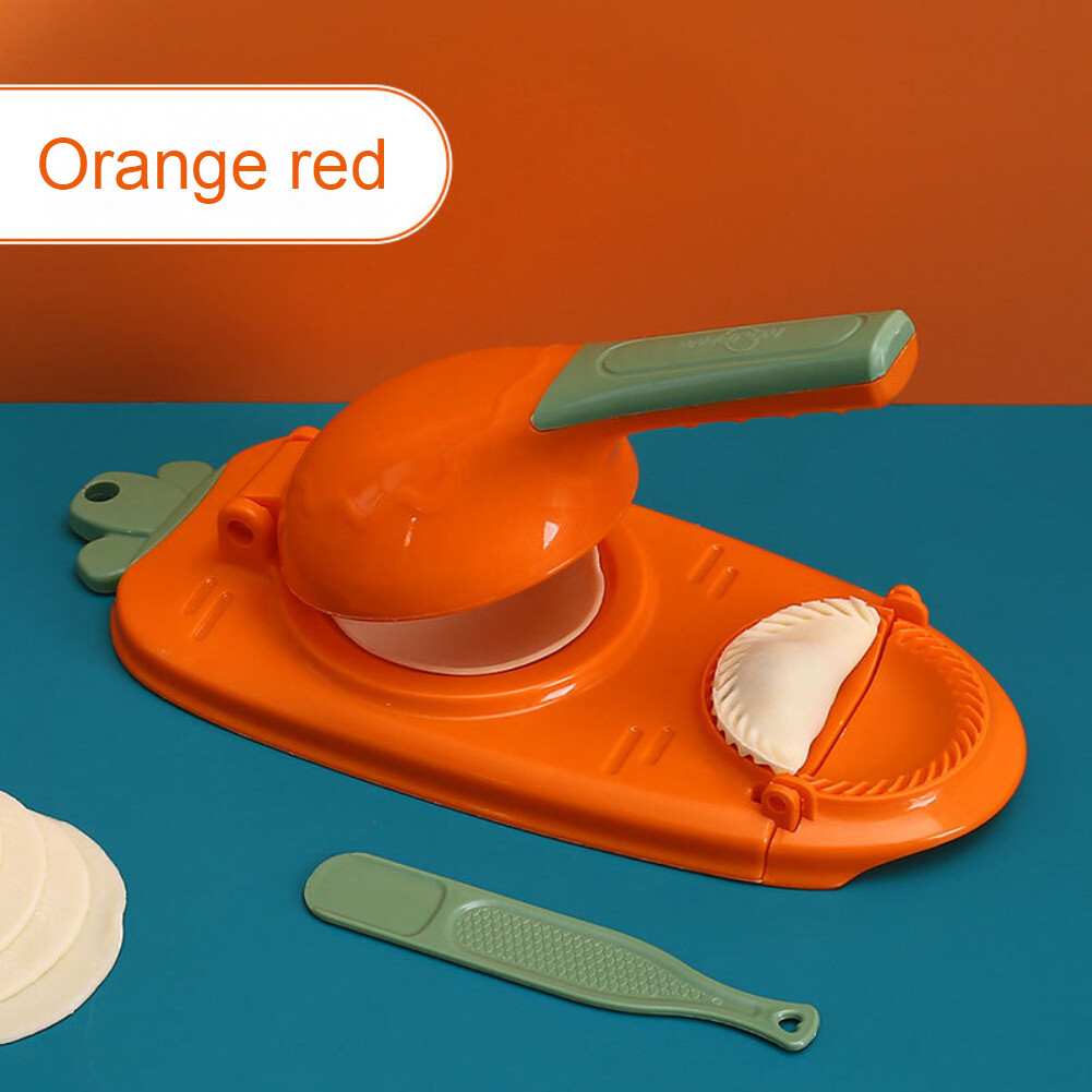 2 In 1 Dough Pressing Tool Set Dumpling Maker Mould Manual Press Dumpling Skin Mold Dumpling Mould Baking Portable Dumpling Skin Press Dumpling Wrapper Maker