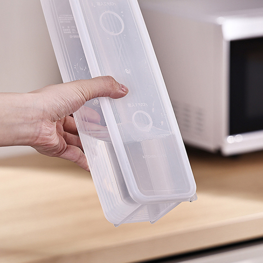 Kitchen Noodle Spaghetti Container Household Cereal Preservation Storage Box with Cover Spaghetti Box Kitchen Food Container