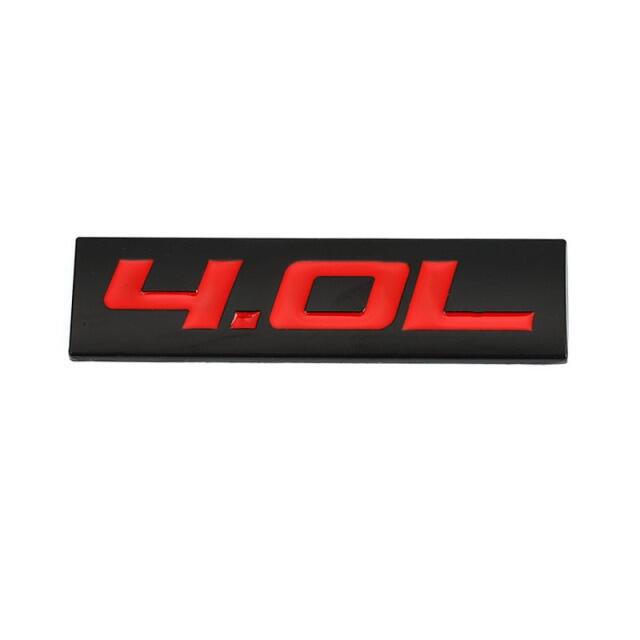 3D Metal 4.0L 4.6L 4.7L 5.0L 5.3L 5.7L Car Emblem Trunk Sticker Decal ...