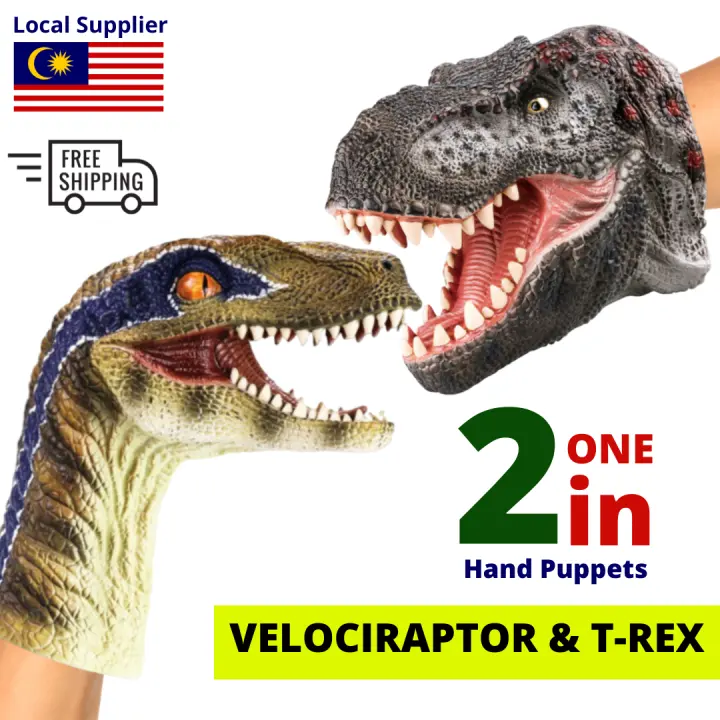 velociraptor hand puppet
