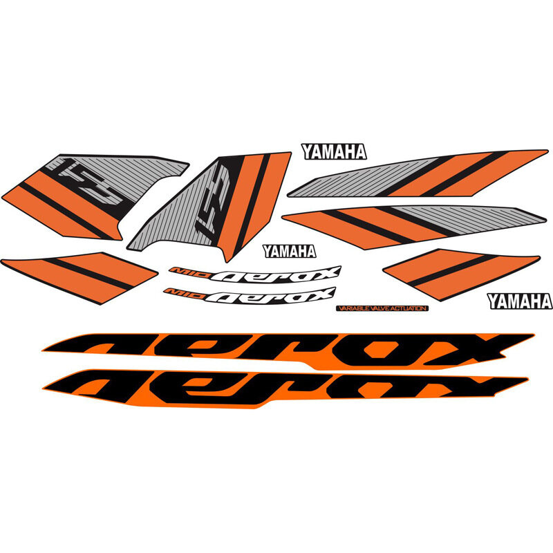 For Yamaha Aerox 155 NVX 155 2019 Model Full Body Graphics Motorcycle Accessories Modification Sticker Decal Set Emblems
