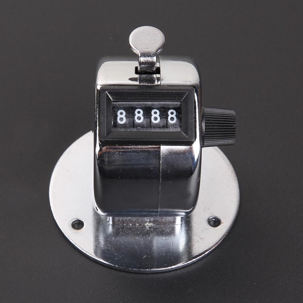 Digital Hand Tally Counter 4 Digit Number Manual Counting Golf Clicker