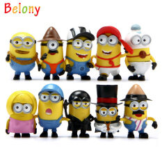 Belony Đồ Chơi Mô Hình Hiển Thị Vai Trò The Minions Lá Vàng Mới, Bộ PVC