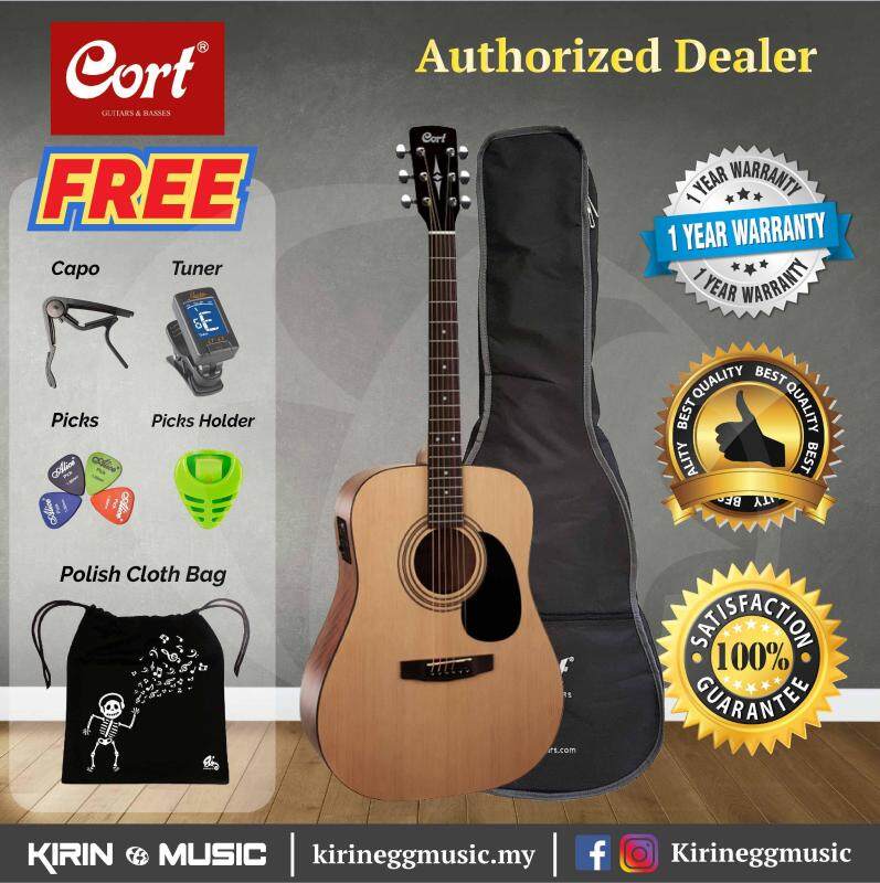 Cort AD810 EQ Acoustic Guitar (Dreadnought) Best Seller Malaysia