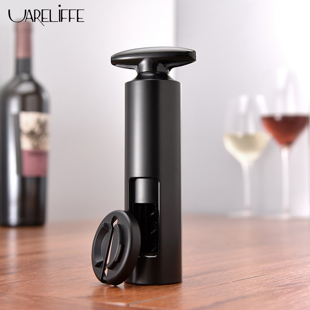 Urallife T Shape Wine Bottle Opener 2in1 Laboursaving Manual Wine