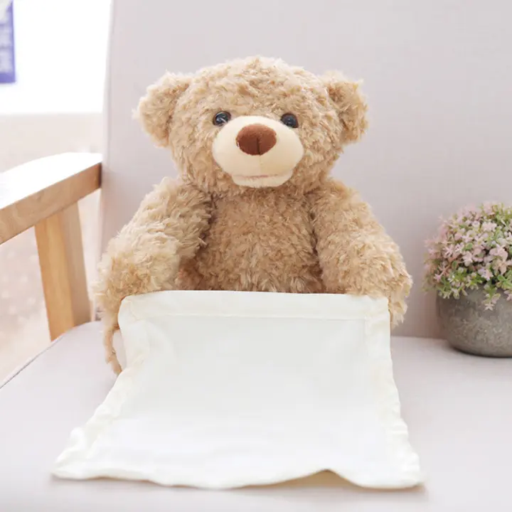 Peek a Boo Talking Teddy Bear Animated 