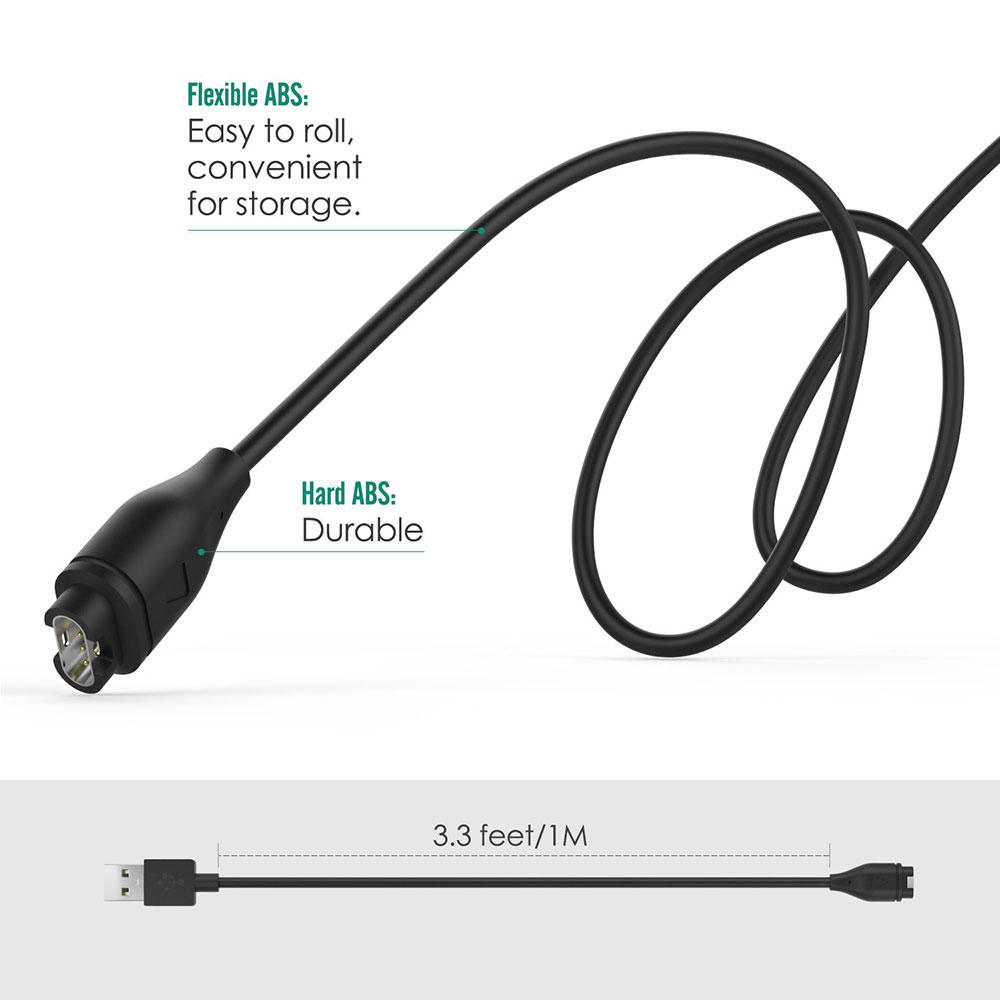 Sạc USB Cho Garmin Forerunner 265 965 265S Bộ Sạc Chất Lượng Cao Bộ Chuyển Đổi Giá Đỡ Cáp Cho Forerunner 265S 965 Cáp Sạc