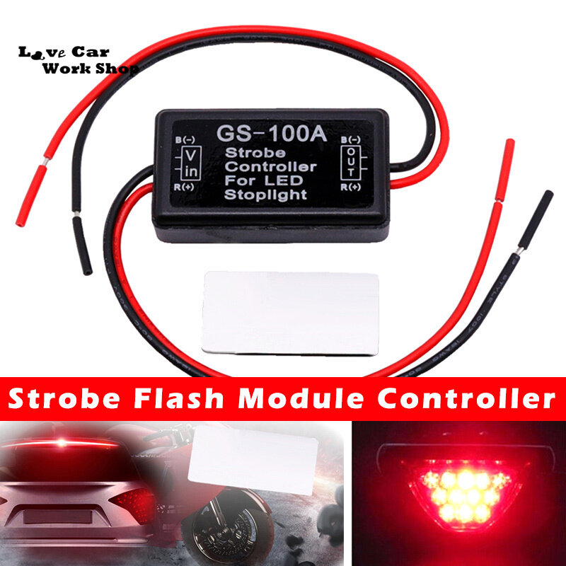 Hộp Điều Khiển Đèn Flash Nhấp Nháy Thông Minh Flasher Module, Cho Đèn LED Dừng Đuôi Phanh