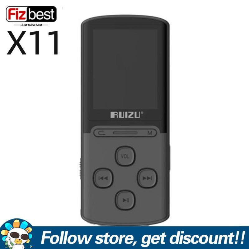 RUIZU X11 MP3 Player 8GB Portable Audio Walkman High Quality Lossless Sound Music MP3 Player With FM Radio Voice Recorder E-Book Video Player Support TF Card Music Play