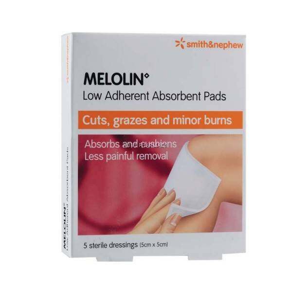 MELOLIN CUSHIONED DRESSING PADS 5'S (10X10/5X5) Lazada