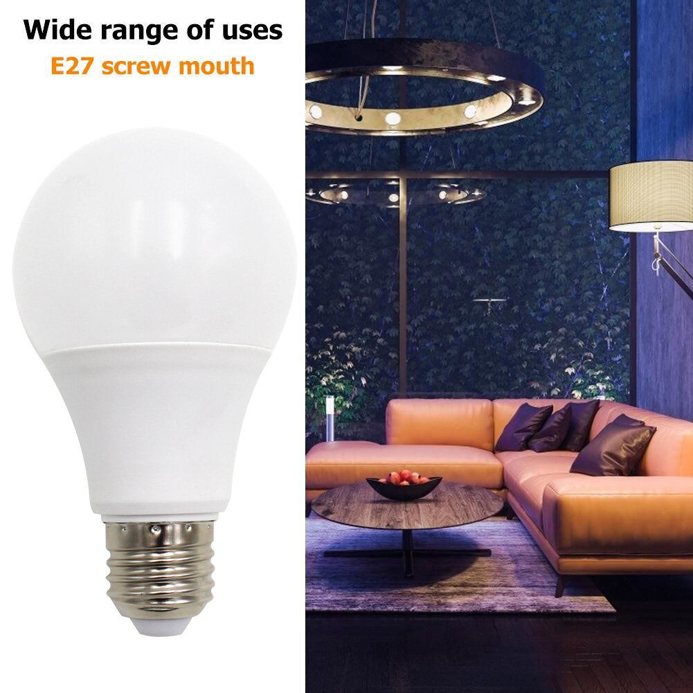 Sound+Light Sensor Control E27 LED Lamp Automatic Smart Sensor Bulb Light