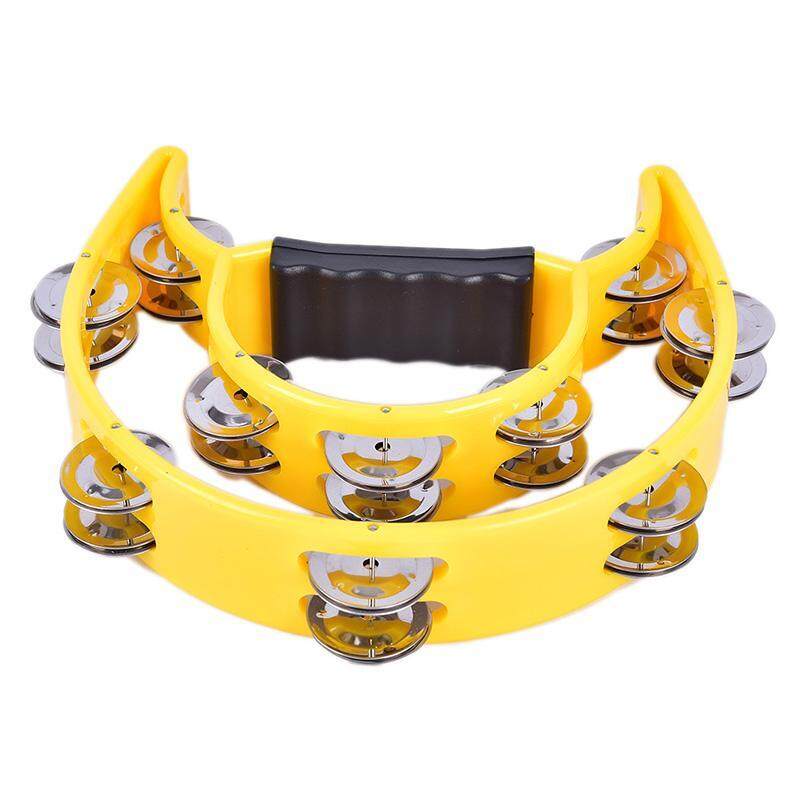 Lofow Tamborine Trống Bền Nhạc Cụ Bộ Gõ Nhạc Cụ Nhỏ Gọn Đôi