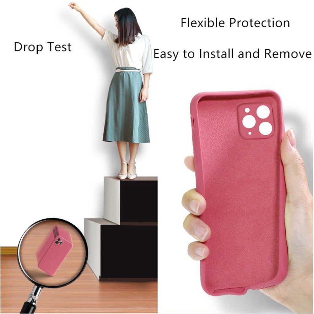 YBD case For Xiaomi redmi note 8 / NOTE 8 pro Accurate camera hole protection Casing ,Thin Soft Liquid Silicone Cover Candy Color Cases with free phone Lanyard
