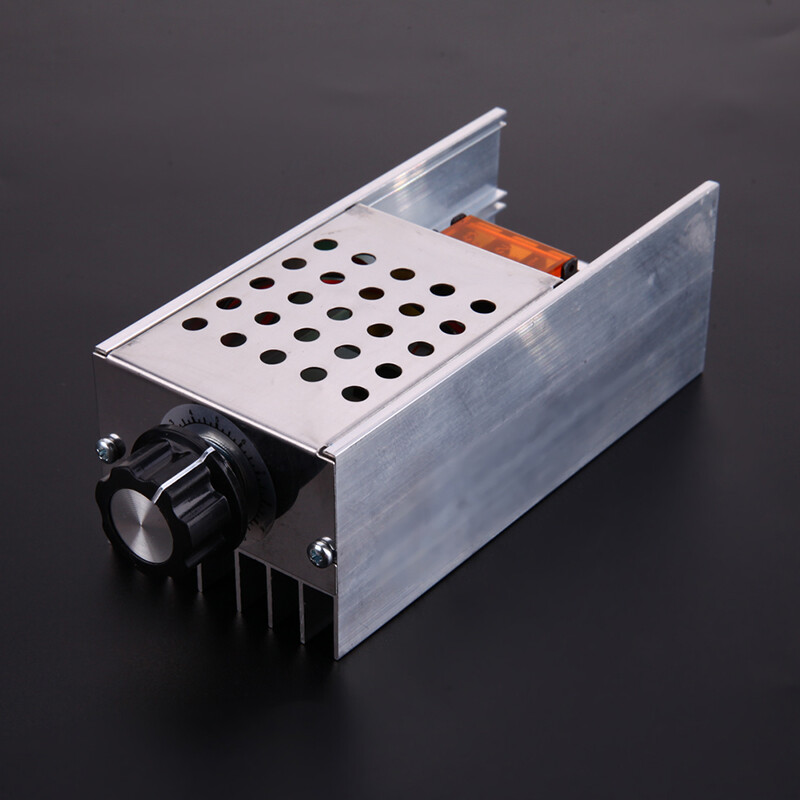Bộ Điều Chỉnh Điện Áp SCR AC 220V 6000W Điện Tử, Bộ Điều Chỉnh Tốc Độ Động Cơ Khuôn Điều Chỉnh Điện Áp Kèm Hộp-INTL