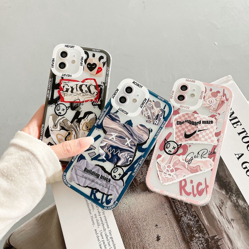 【คลังสินค้าพร้อม】 Casetify Checkered Case for IPhone 13 Pro Max Case/ 12/ 11/ XS/ XR/ X/ 8/ 7/ 6
