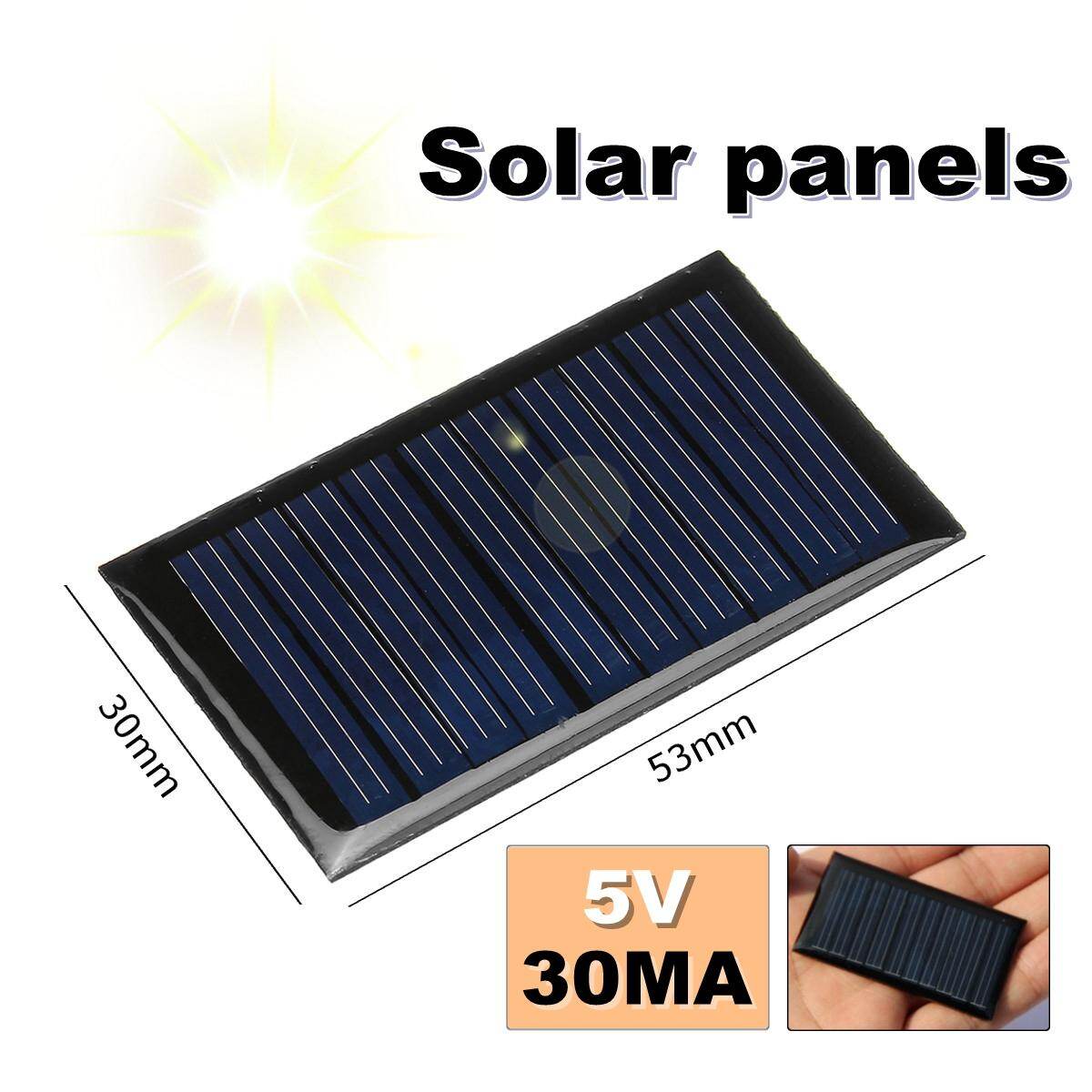 NEW Solar Panel DIY 5V 0.15W 30MA Solar Panel Polycrystalline Silicon Epoxy Board Mini for Charging Cellphone or Small Battery
