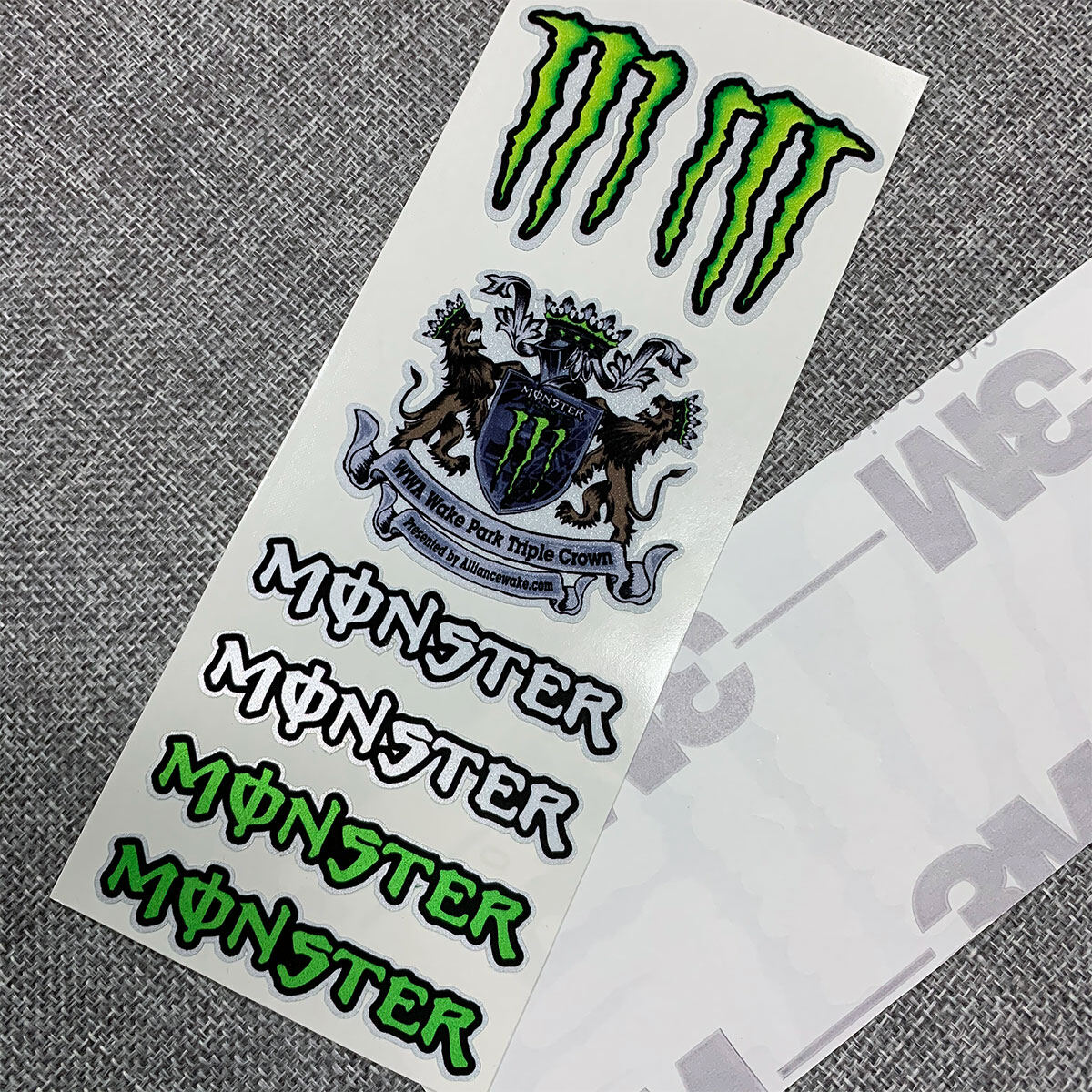 Nhãn Dán Phản Quang Monster Energy 3M, Với Móc Chìa Khóa Dây Đeo Bền Cho Xe Máy Móc Chìa Khóa