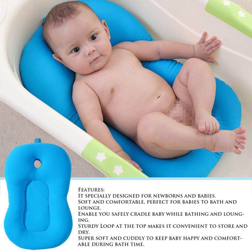 Uinn Baby Bath Pillow Pad Soft Air Cushion Anti Slip Cushion For