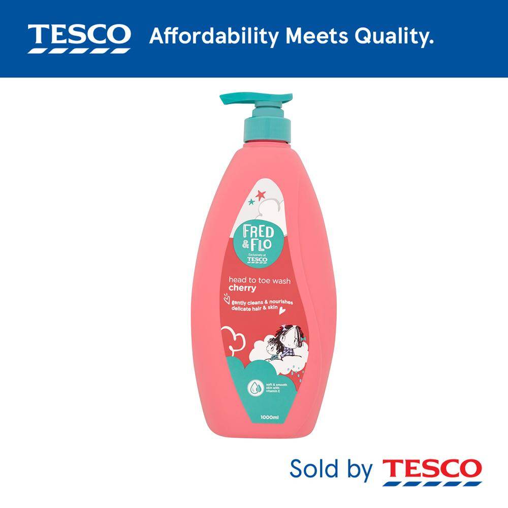tesco baby bath wash