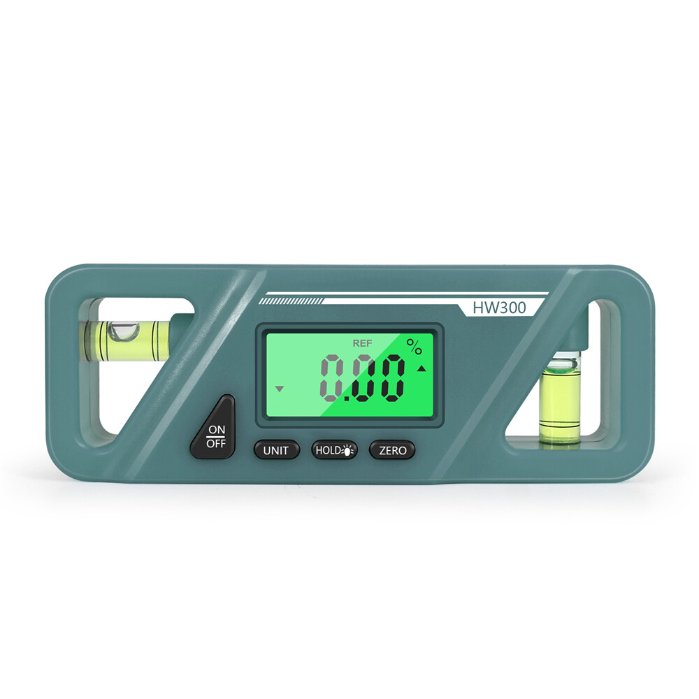 HW-300 90 Degree Ruler Digital Display Inclinometer Level Meter Protractor Angle Meter Digital Protractor Inclinometer Level Meter Goniometer Measuring Inclinometer Magnet
