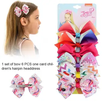 Lightsmile 6pcs Card 5 5 Cute Kids Baby Newborn Girls Hair Bows