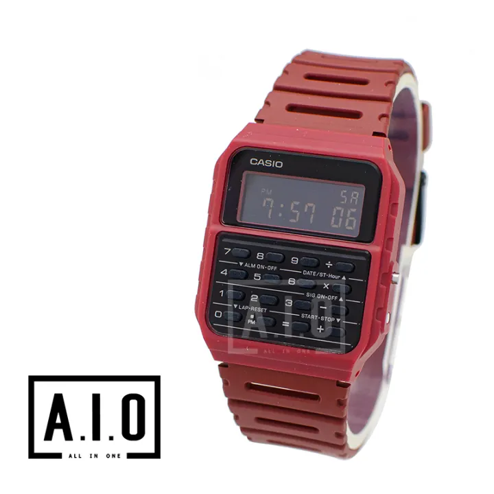 New Arrival Casio Data Bank Calculator Red Resin Band Watch Ca53wf 4b Ca 53wf 4b Watch For Man Jam Tangan Lelaki Casio Watch For Men Casio Watch Men Watch Watch New Arrival Casio Data Bank Calculator Red Resin Band Watch Ca53wf 4b Ca 53wf 4b Watch For Man Jam Tangan Lelaki Casio Watch For Men Casio Watch Men Watch Watch