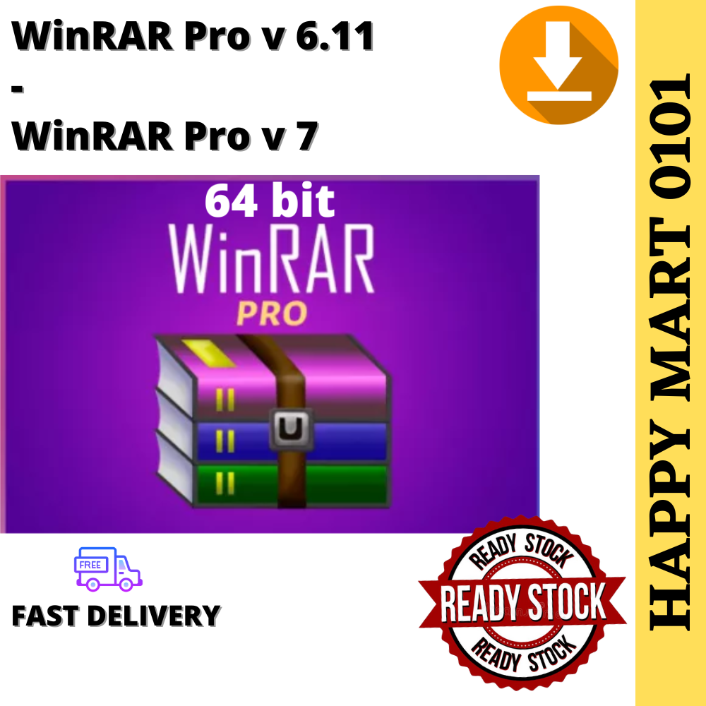 WinRAR Pro v6.11 | v7 | Lazada
