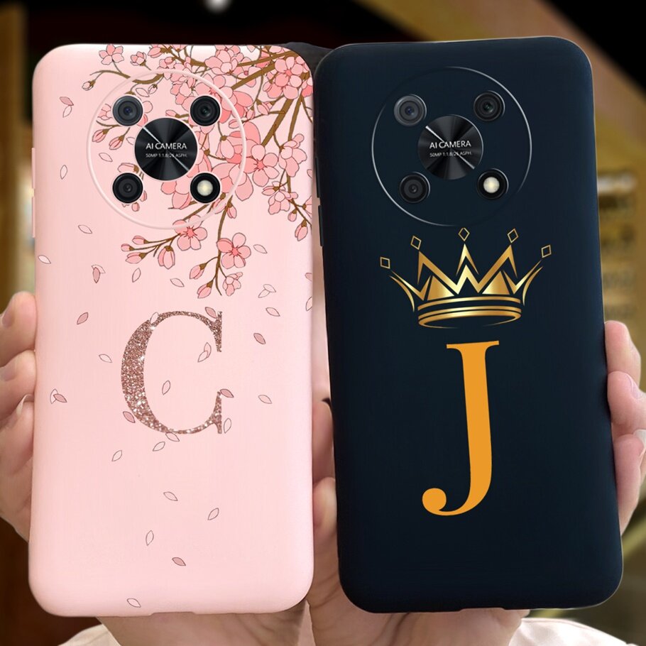 Huawei Nova Y90 Case New 2022 Crown Letter design Back Cover for Huawei