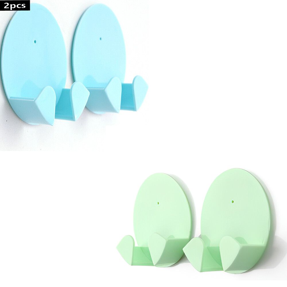 2 Pcs High Quality Wall Storage Hook Power Plug Socket Holder Home Wire Plugs Adhesive Hanger Home Office Storage Racks Bathroom