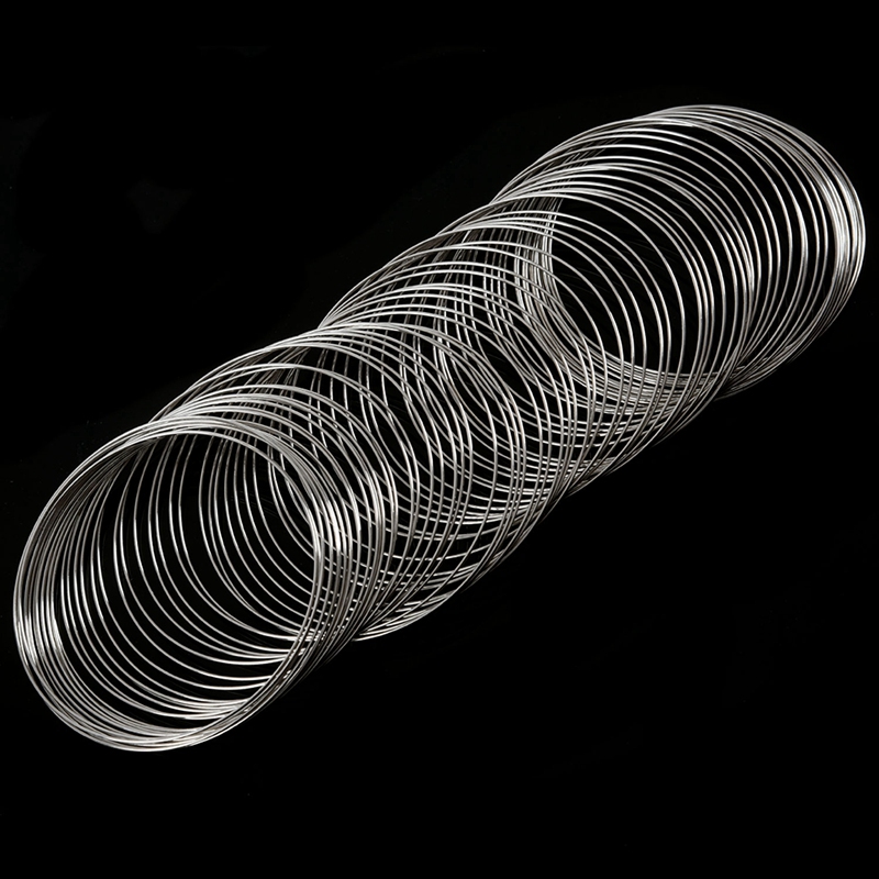 100Loops Memory Beading Wire for Bracelet 50mm-55mm(2 inch-2 1/8 inch ...