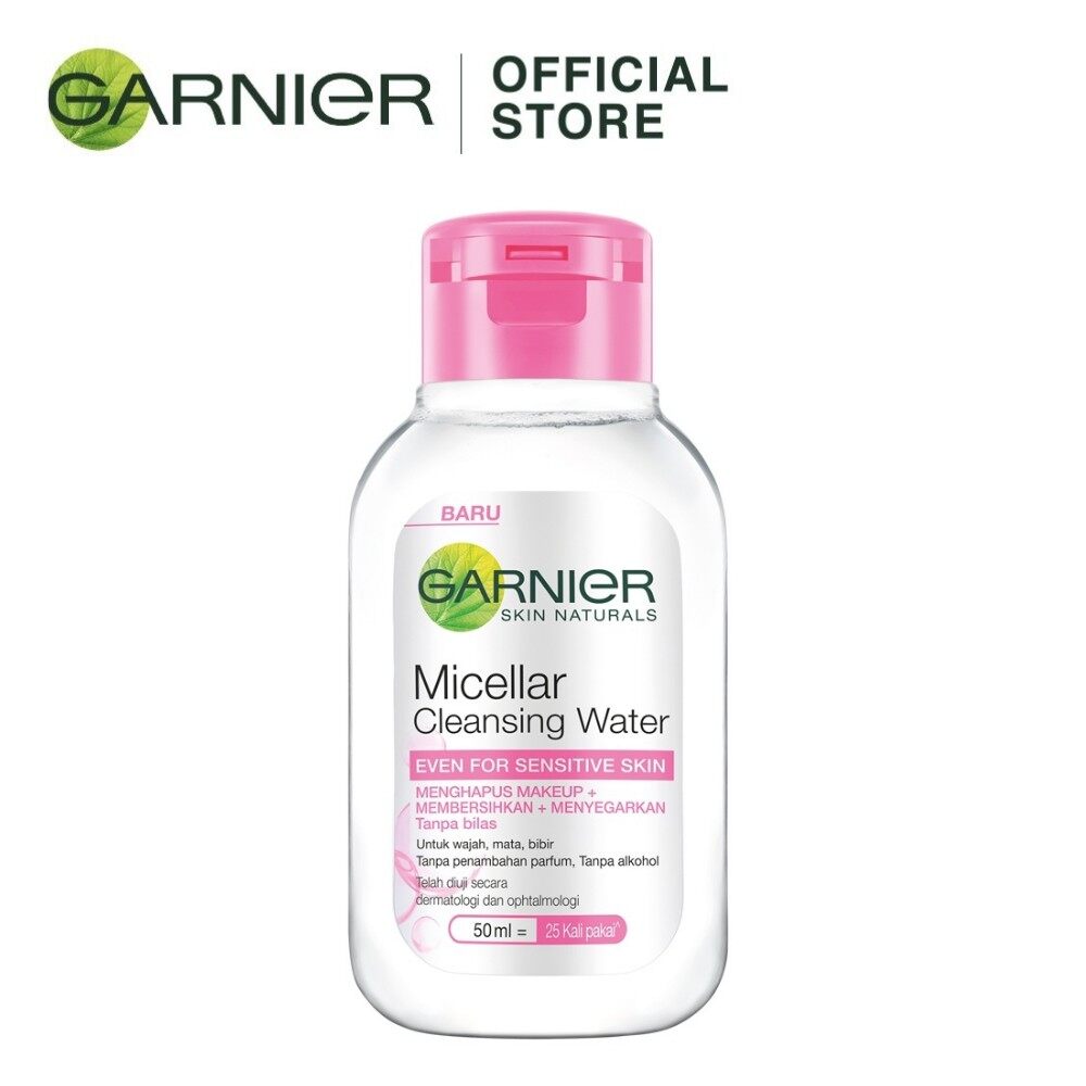 pink micellar water