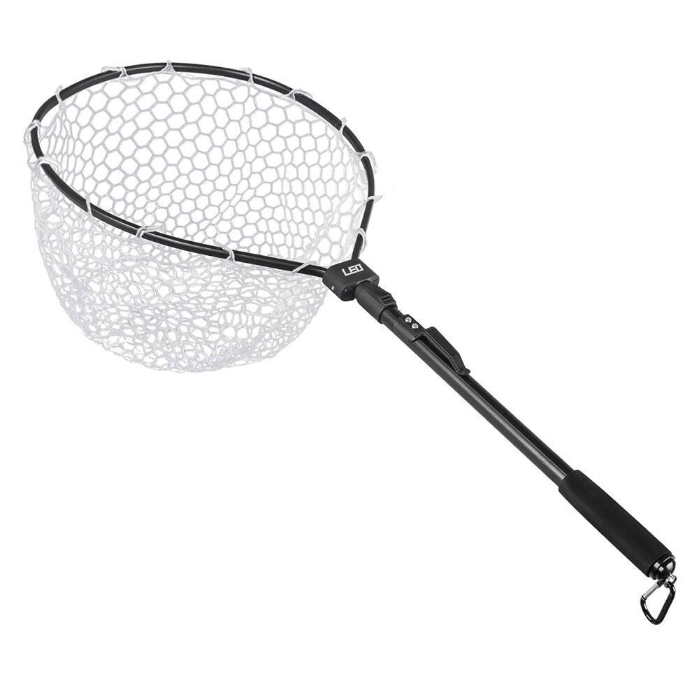 FGSDF Aluminum Alloy Pole Hand Fly Net Fishing Tools Catching Landing ...