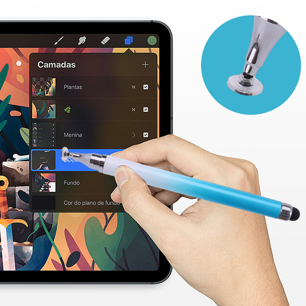 2 In 1 Stylus Pen Gradient Capacitive Touch Pencil Universal Drawing Screen for Android