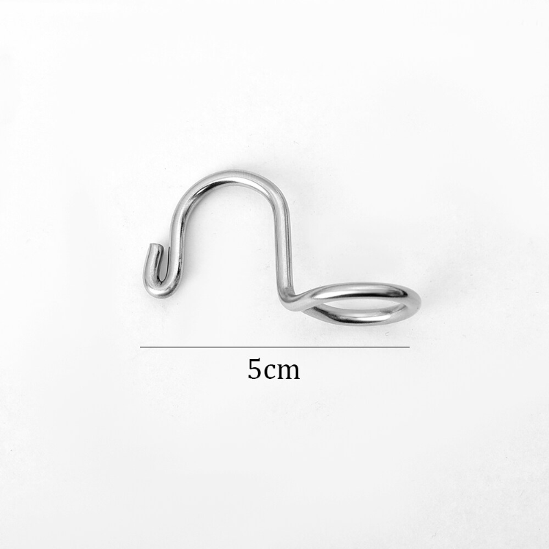 5pcs Stainless Steel Hanger Connector Hooks Wardrobe Retractable Cascading Hangers Home Hooks Save Space