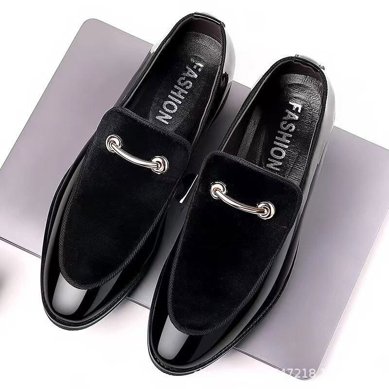 QiaoYiLuo Men's Leather Oxford Shoes Male Suit Shoes Flats Men's Business Shoes Dress Shoes For Wedding