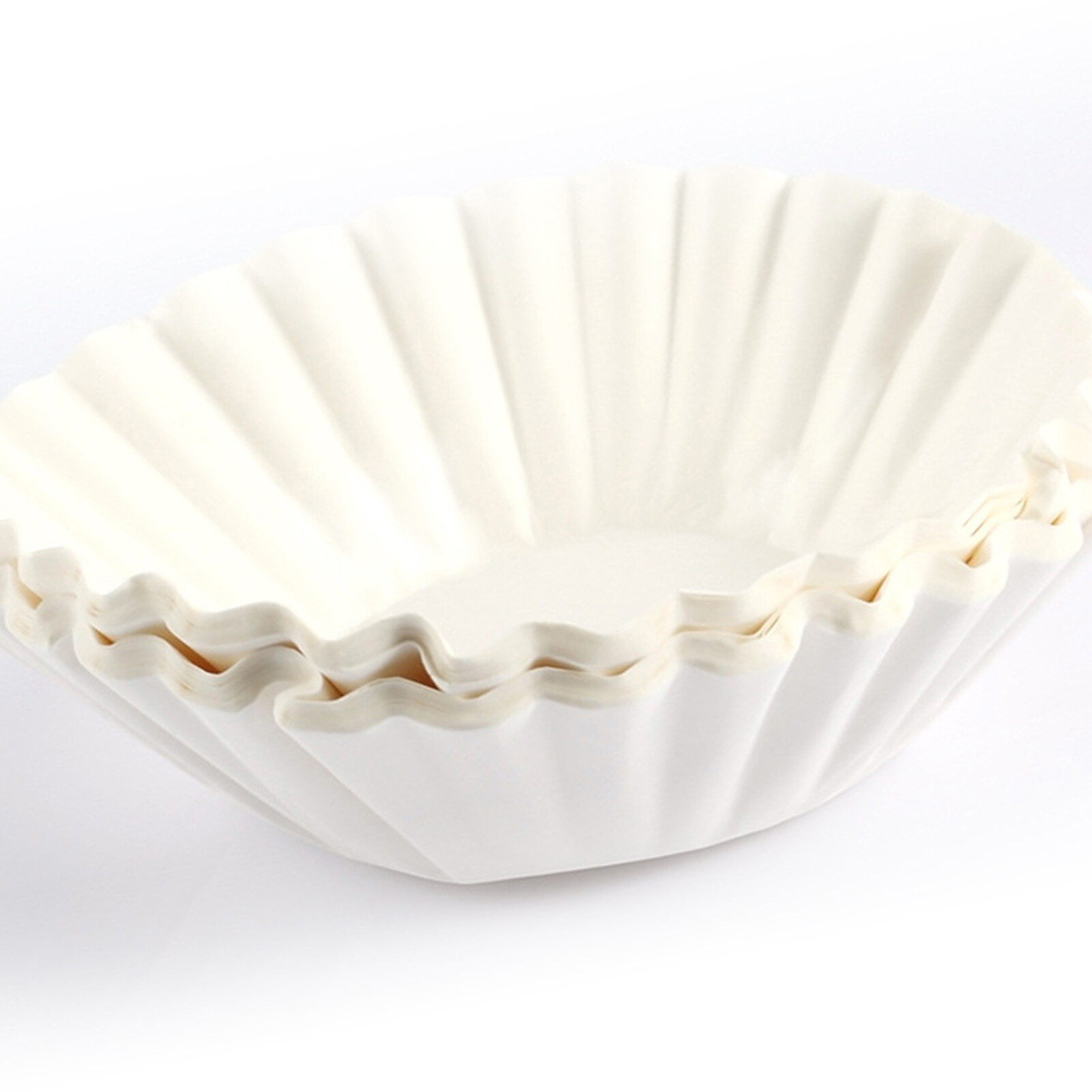 Disposable Coffee Filter Set Basket Coffee Filter Paper Replacement Accessory for Coffee Maker