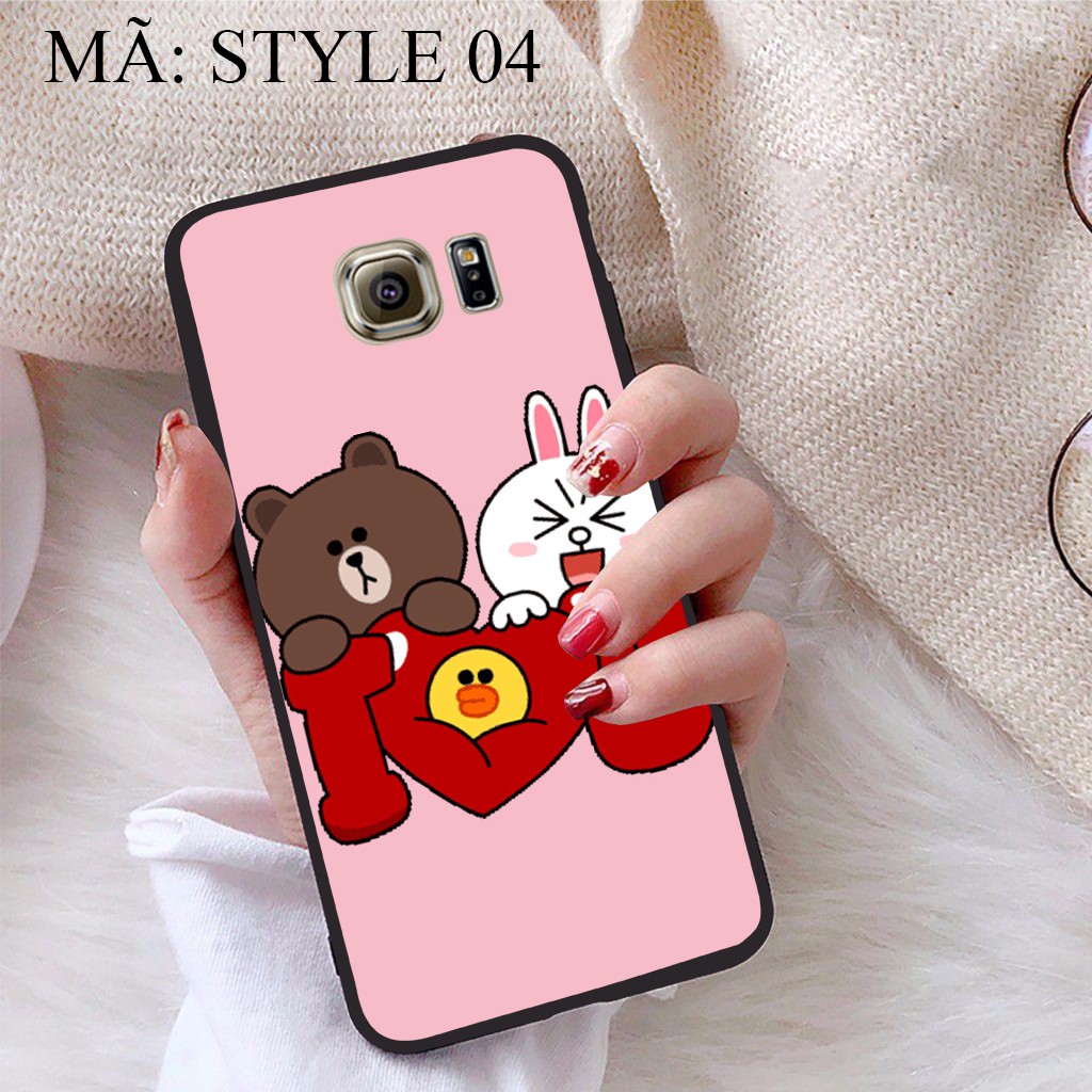 Ốp lưng Samsung S6 viền dẻo TPU BST Phong cách