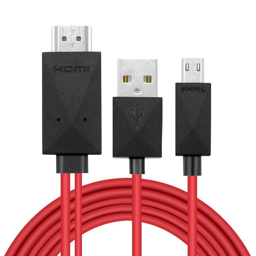 BOKEWU MHL Micro USB to HDMI Converter 1080P HDTV Cable Output Audio Adapter for Samsung