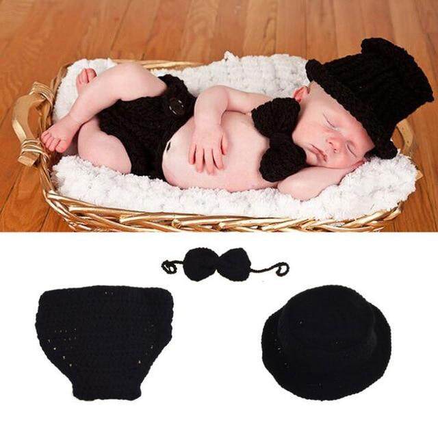 Photography Prop Newborn Baby Boy Girl Photo Shoot Outfits Crochet Knit Clothes