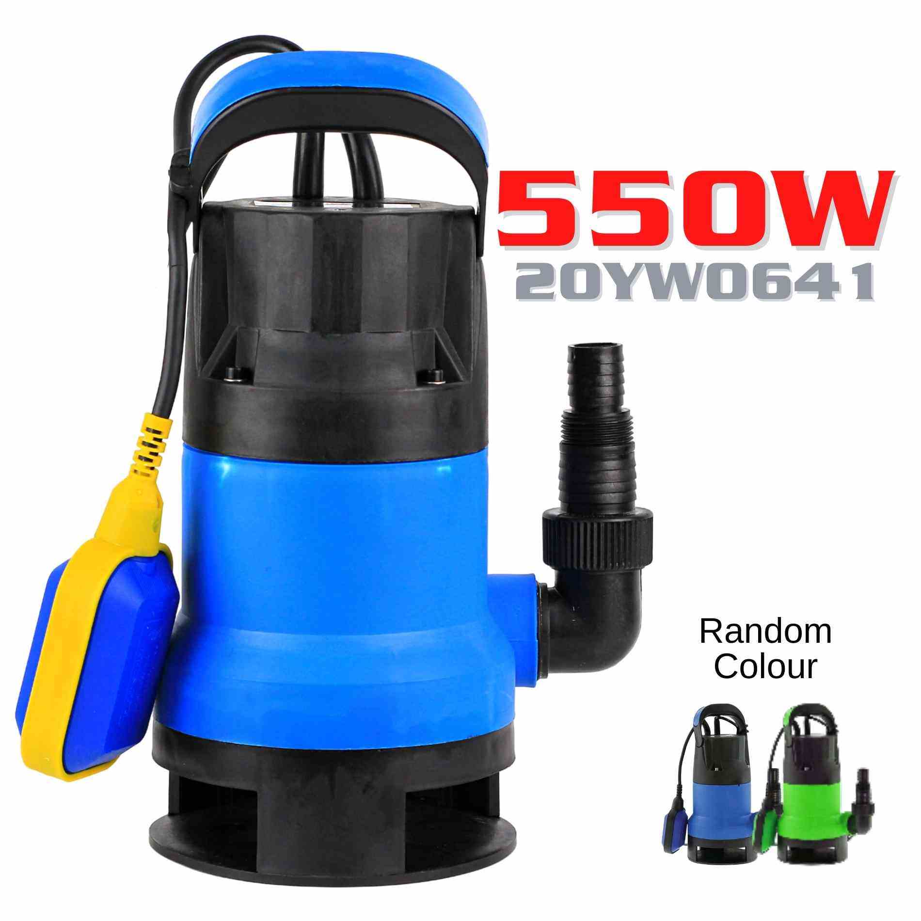 550W / 600W / 750W Sewage Automatic Submersible Water Pump with Float Switch for Garden Fountain