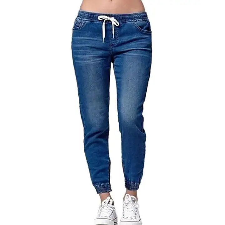 womens denim jogger
