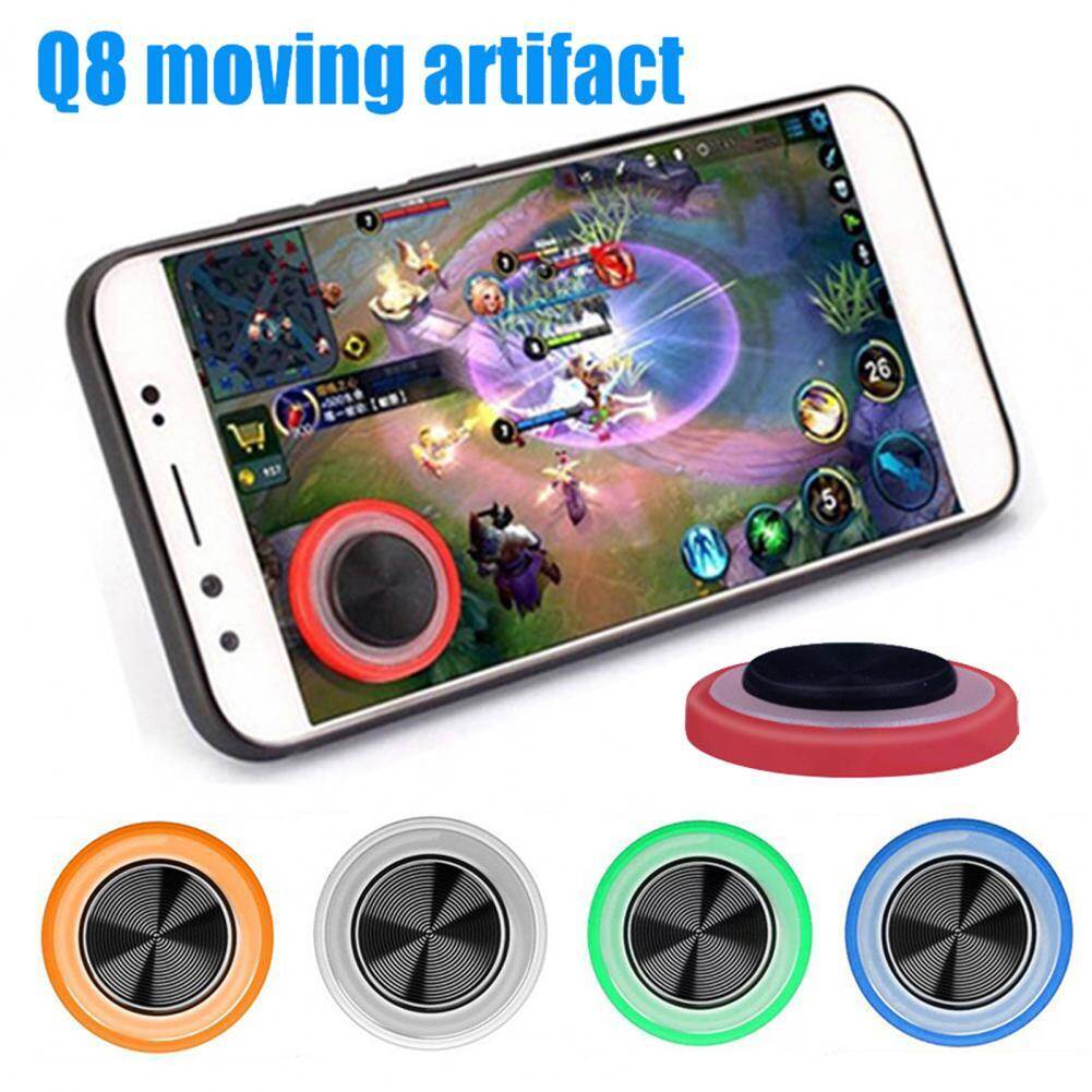 Round Game Joystick Mobile Phone Rocker For Tablet Metal Button Controller For Controller With Suction Cup Smartwatches