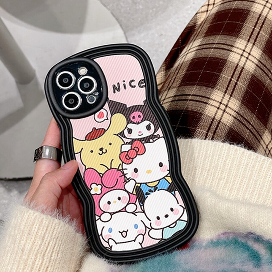 Cartoon Lovely Hello Kitty My Melody PomPomPurin Kuromi Cinnamoroll Pochacco Mobile Phone Case