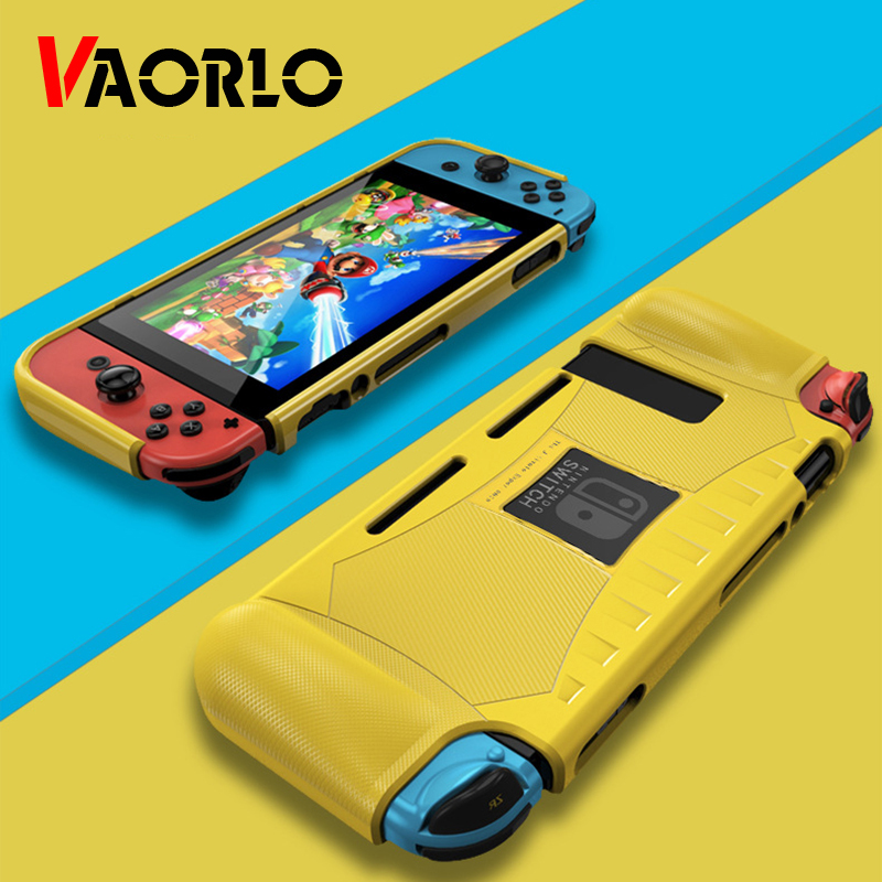 VAORLO Vỏ Có Thể Gắn Được Cho Bộ Chuyển Đổi Nintendo Mumba TPU Grip Vỏ Bọc Bảo Vệ Tương Thích Với Đầu Điện Tử Nintendo Switch Và Bộ Điều Khiển Joy-Con
