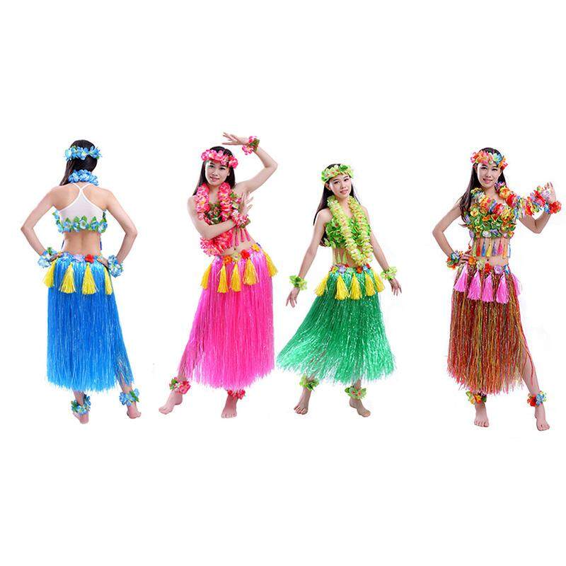 large grass skirts