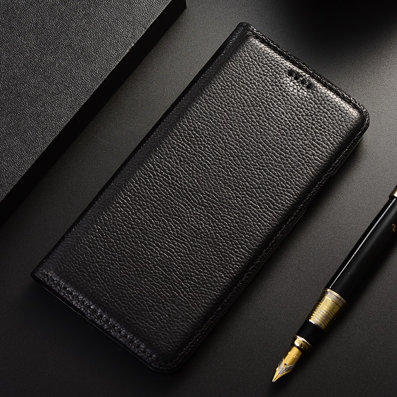Genuine leather case for iphone 16 pro max 15 pro max 14 pro max 14 15 16 plus 13 pro max 12 pro 13 mini 6 6s 7 8 plus x xr xs max se litchi pattern magnetic flip cover