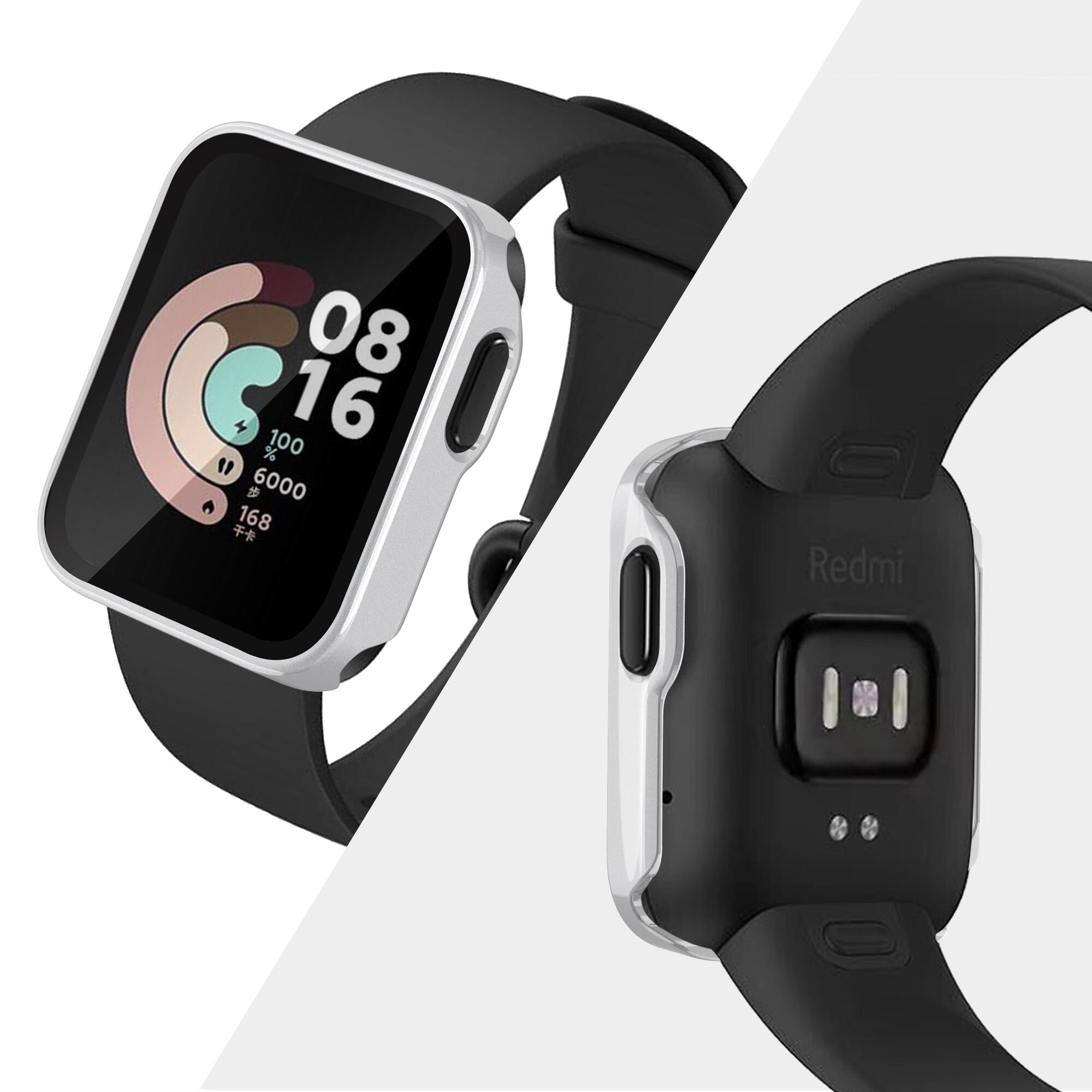 Hard Full Edge Glass Screen Protector Case Shell Frame For Xiaomi Mi Watch Lite/Redmi Smart Watch Protective Bumper Cover