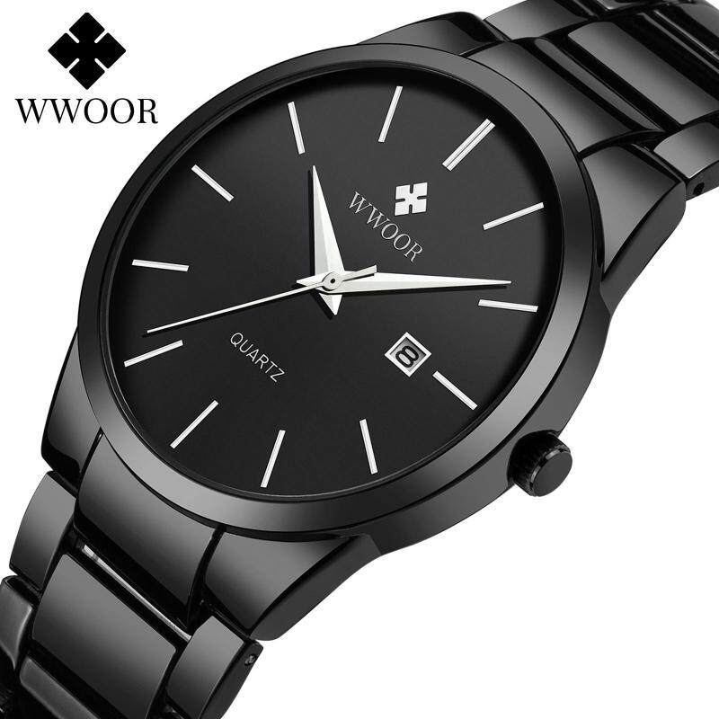 Đồng hồ đeo tay cho nam WWOOR cao cấp bằng thép không gỉ chống nước - INTL