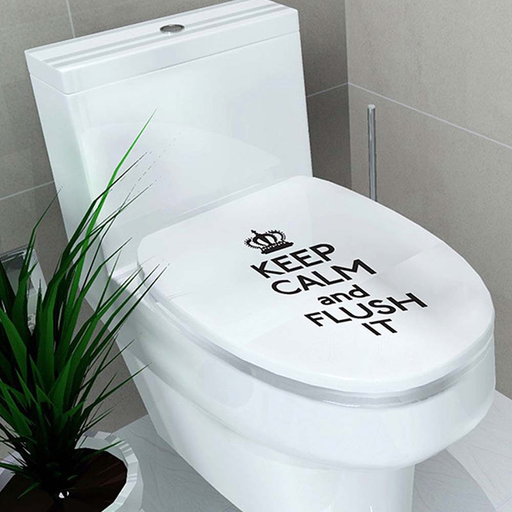 Decal decals to decorate toilet lids Decals to decorate toilets 3239cm Waterproof Home Pan Bathroom Decoration WC Cover Decals Toilet Seat Sticker Toilet Sticker Closestool Decor