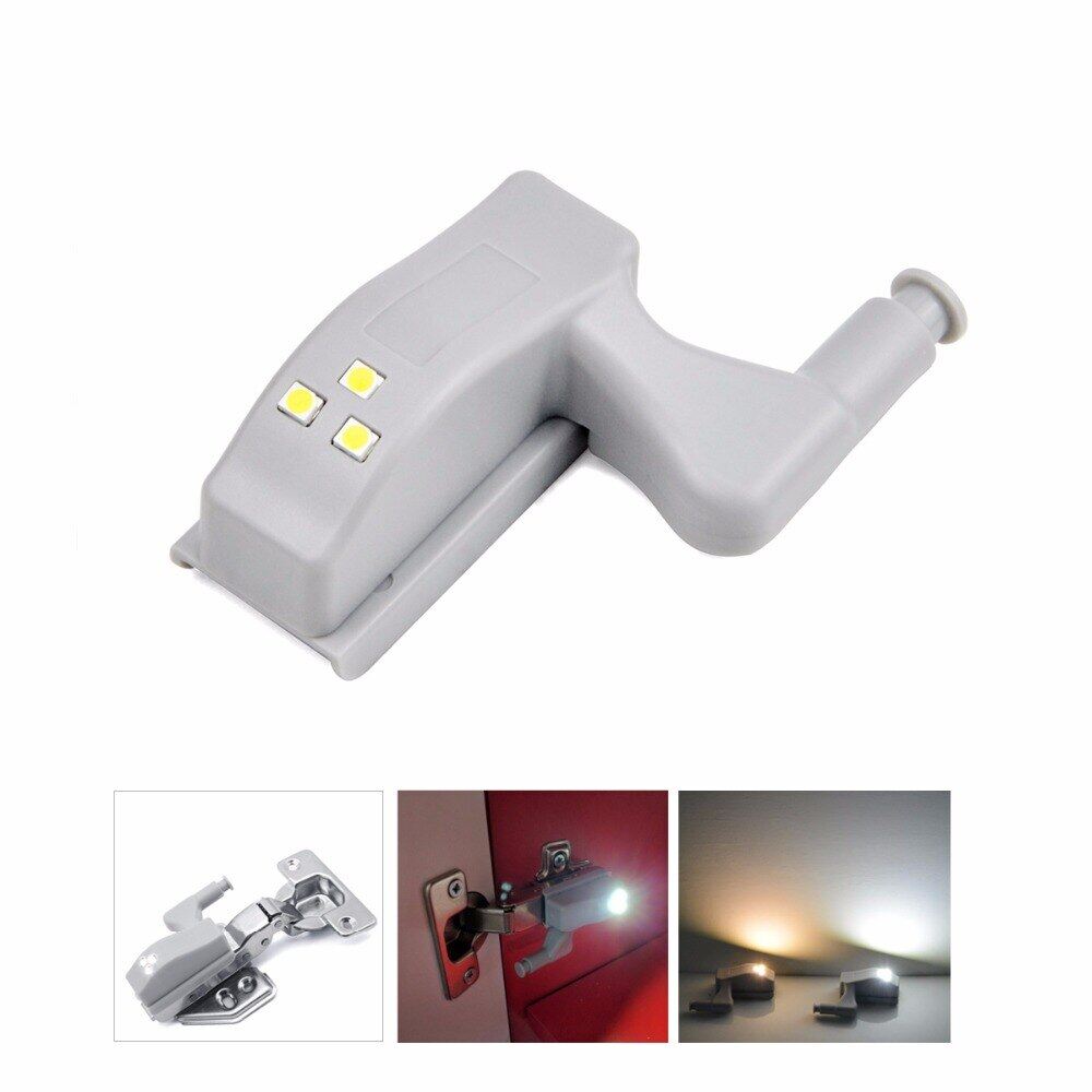 10 Chiếc Đèn LED Gắn Dưới Bản Lề Bên Trong Tủ Đèn Cảm Ứng Thông Dụng Cho Phòng Ngủ Nhà Bếp Tủ Quần Áo Đèn Ngủ Đèn Lạnh Ánh Sáng Ấm Áp